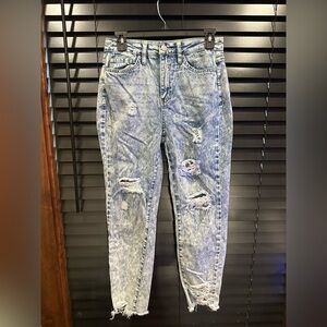 YMI Kinsley High Rise Ankle Cut Distressed Jeans - Size 5/27